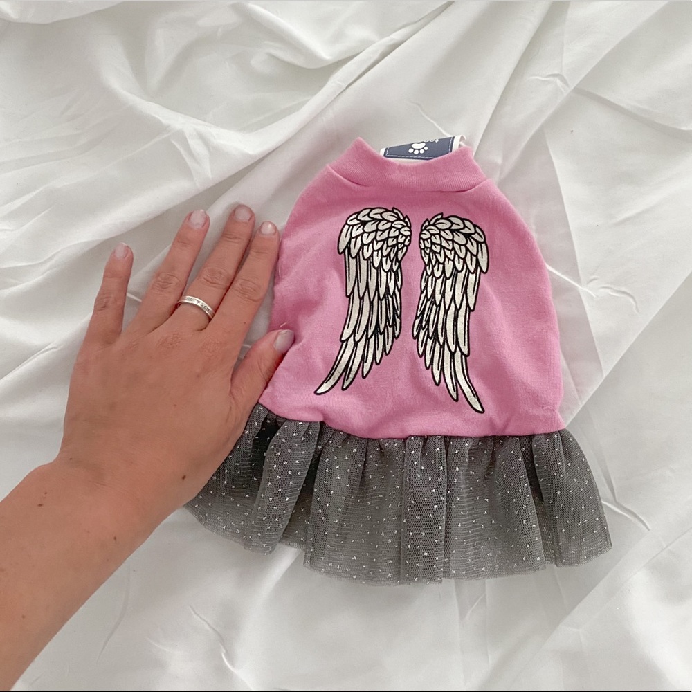 XS angel tutu dress for small animal